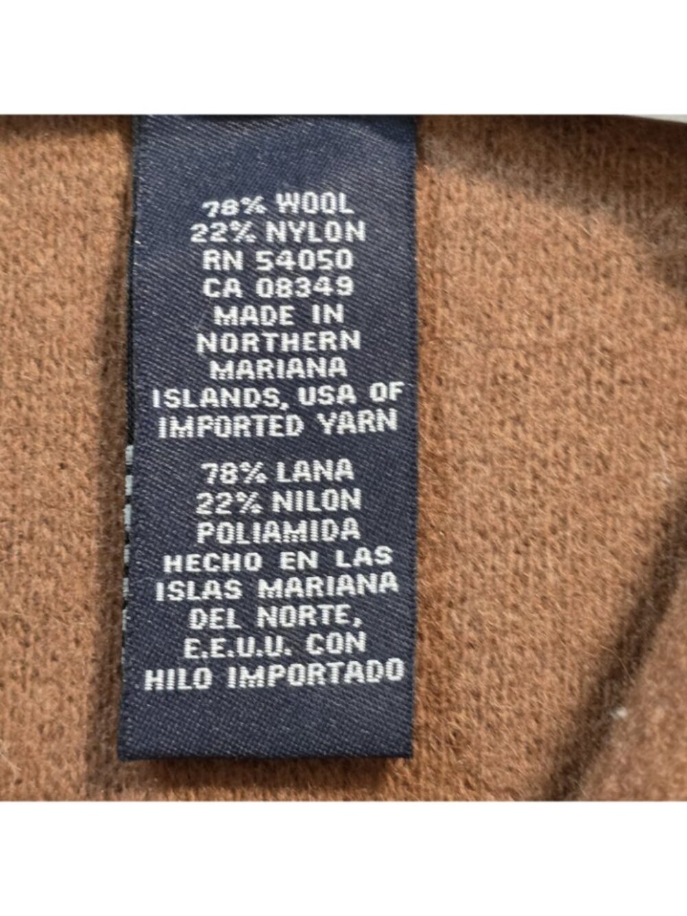 VTG Jones New York Signature Wool Blend Coat Womens S Hooded Camel Brown Clasp - Picture 13 of 16